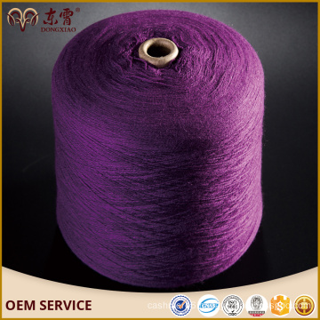 Nm 2/60 Wholesale 100% Cashmere Yarn Knitting Dyed yarn free sample provide